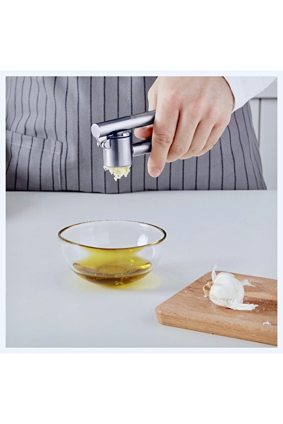 Koncıs Paslanmaz Çelik Sarımsak Ezici 16 Cm