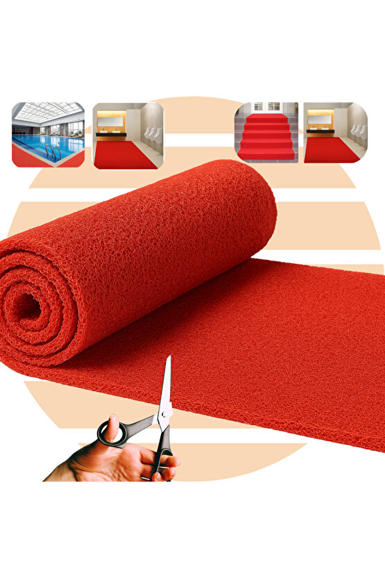 Kıvırcık Paspas İç Dış Zemin Halı Yolluk Kapı Önü Havuz Banyo Duş İş Yeri Apartman Paspası 12mm