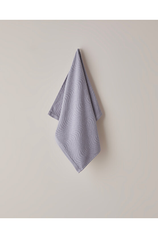 Wave Pamuk Yüz Havlusu 50x70 cm Mor