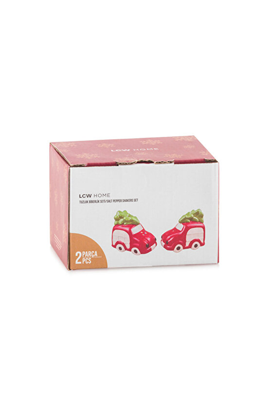 RENKLİMAĞAZADAN LCW HOME Karışık Araba Figürlü Seramik Tuzluk Ve Biberlik Seti