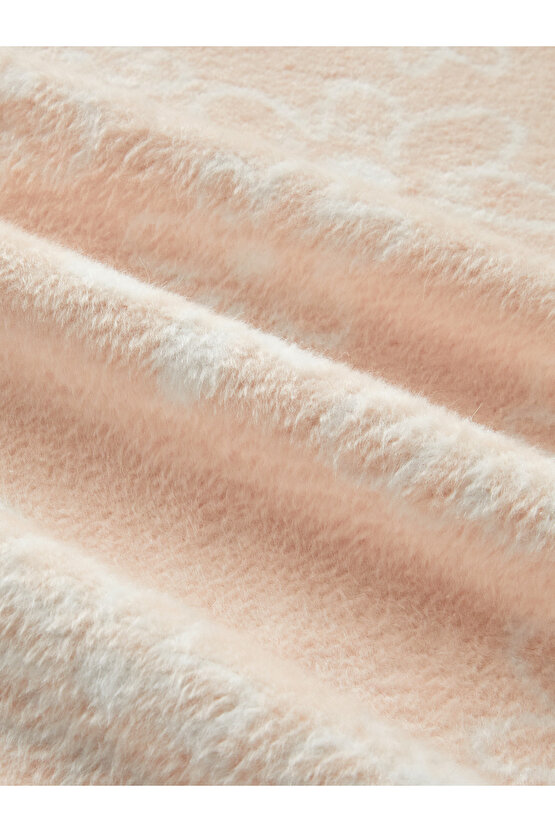 Charming Garden Pamuklu Bebe Battaniye 100x120 cm Pudra