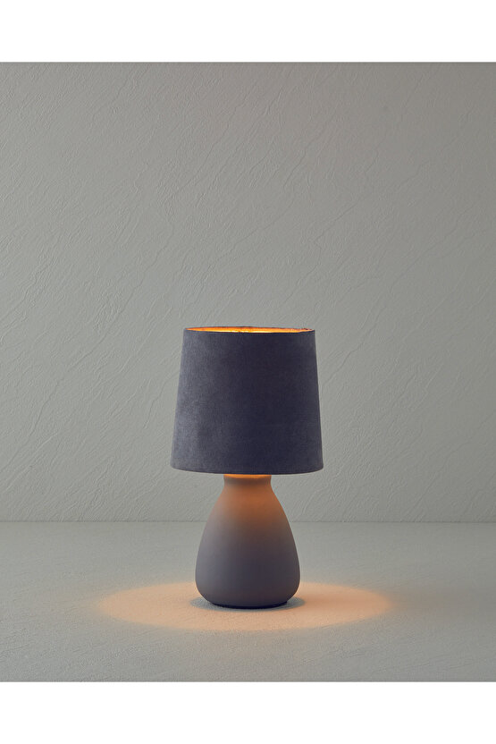 Alisya Abajur 13 cm Gri