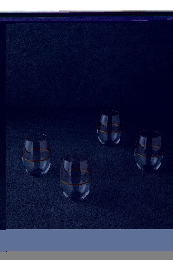 Fiore Cam 4lü Bardak 300 ml Açık Pembe