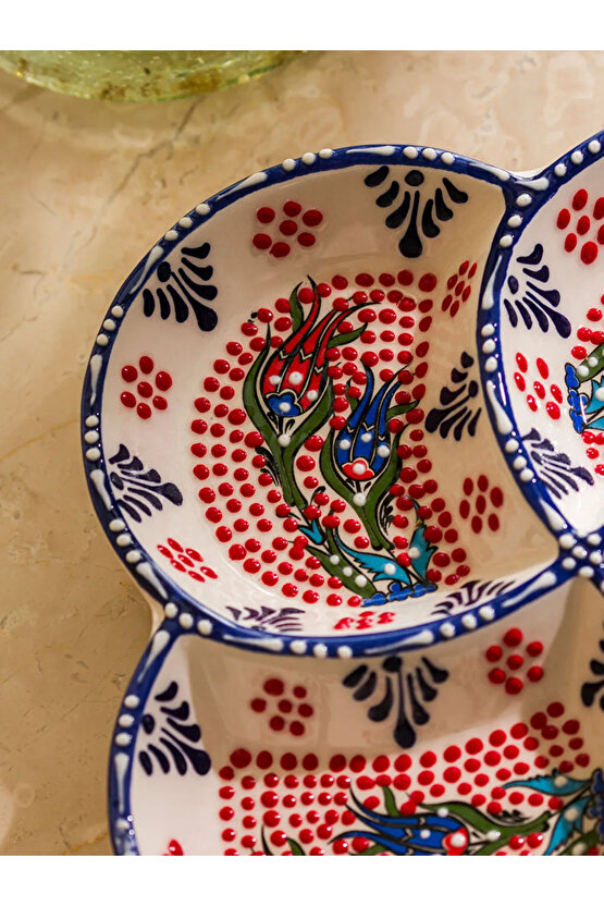 LCW HOME Karişik Baskılı Seramik Çerezlik 17 cm