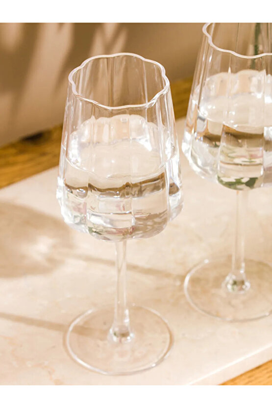 LCW Renksiz Cam Ayaklı Su Bardağı 2li 330 Ml