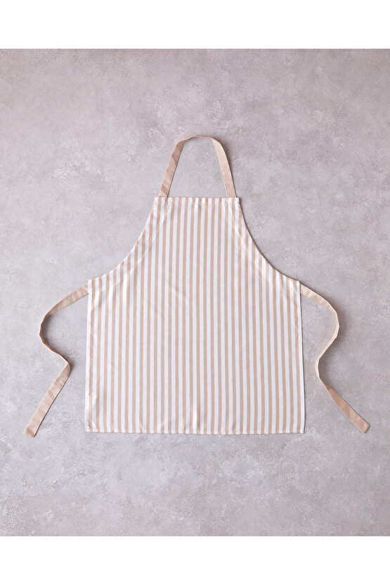 Chef Polyester Mutfak Önlüğü 65x75 cm Bej
