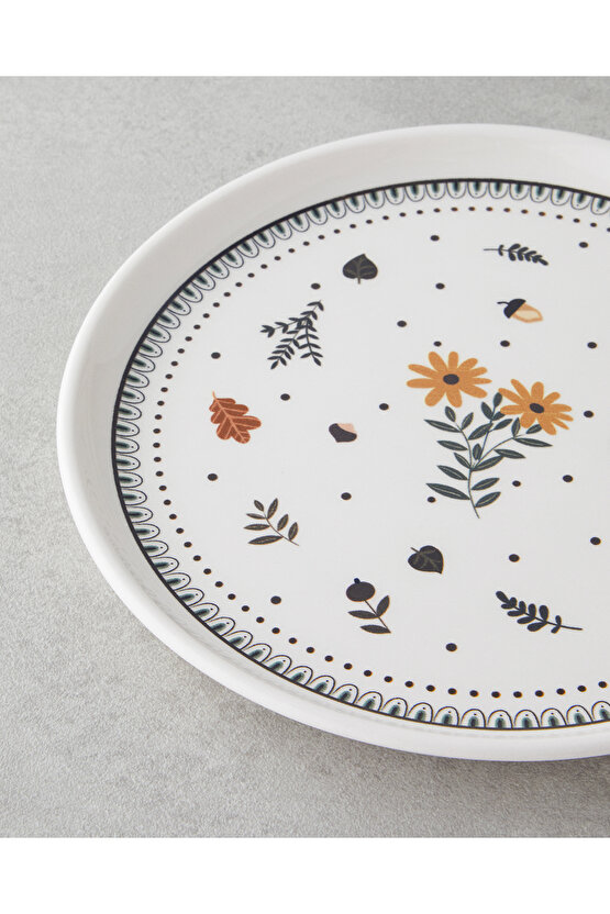 Autumn Seramik Kahvaltı Takımı 10 parça 4 kişilik Renkli