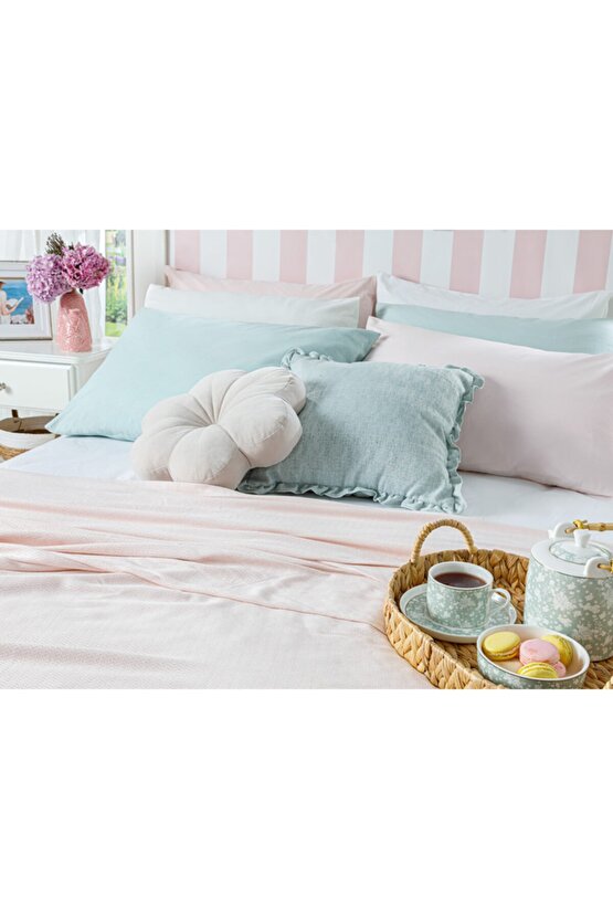 Breeze Climate Çift Kişilik Pike 200x220 Cm Pembe