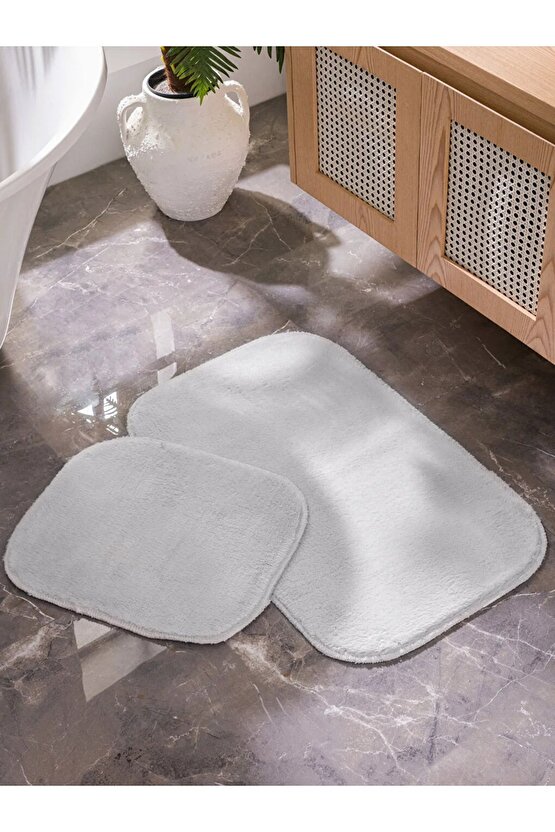 Yumuşak Dokulu Banyo Paspası 2li