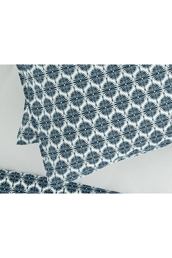 Mini Polycircles Kolay Ütülenir 2li Yastık Kılıfı 50x70 Cm Lacivert