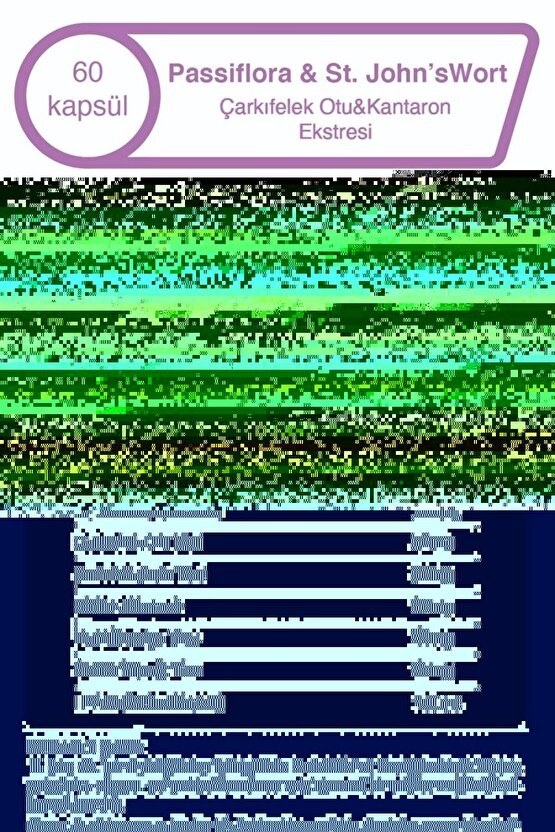 Passiflora St. Johns Wort Supplement for Relaxation