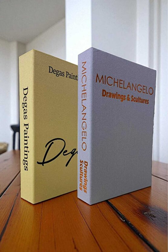 2’li Kumaş Kaplı Kitap Görünümlü Dekoratif Kutu | Hediye & Takı Kutusu