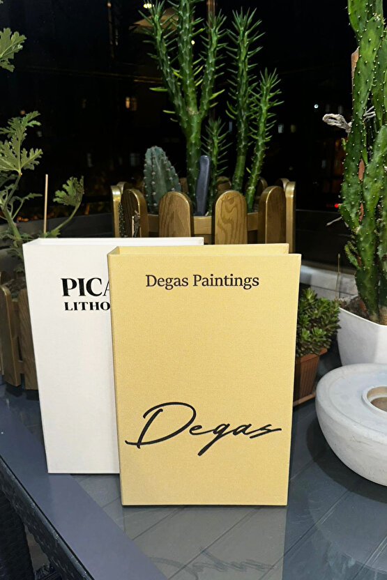 Kumaş Kaplı 2li Dekoratif Kitap Kutu, Şık ve Kullanışlı Ev Dekoru Seti