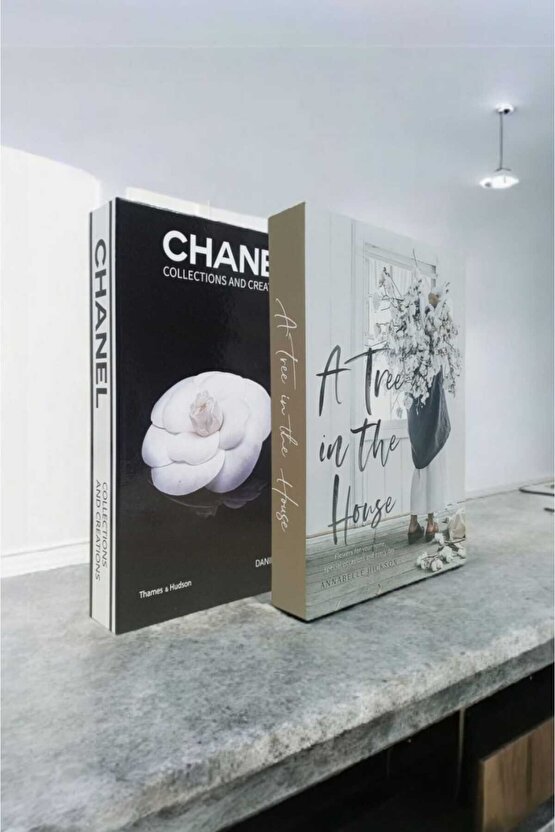 Dekoratif Kitap Görünümlü Kutu 2li Set Decorative Book Looking Box