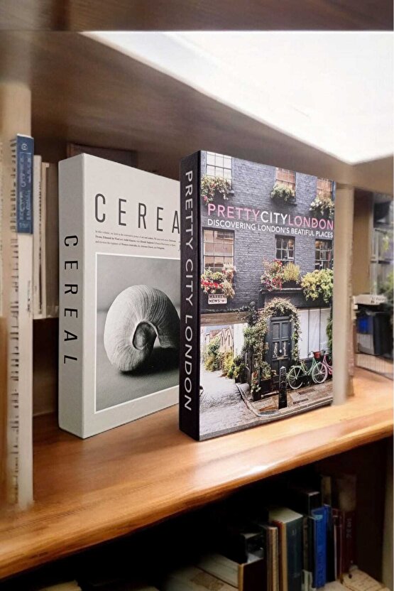 Dekoratif Kitap Görünümlü Kutu 2li Set Decorative Book Looking Box