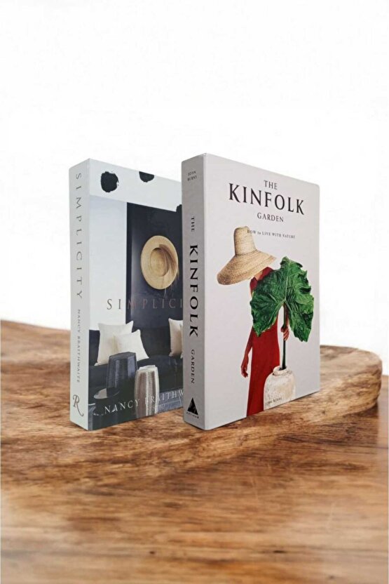 Dekoratif Kitap Görünümlü Kutu 2li Set Decorative Book Looking Box