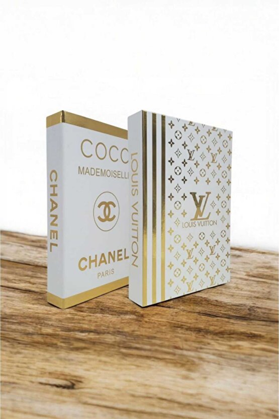 Dekoratif Kitap Görünümlü Kutu 2li Set Decorative Book Looking Box