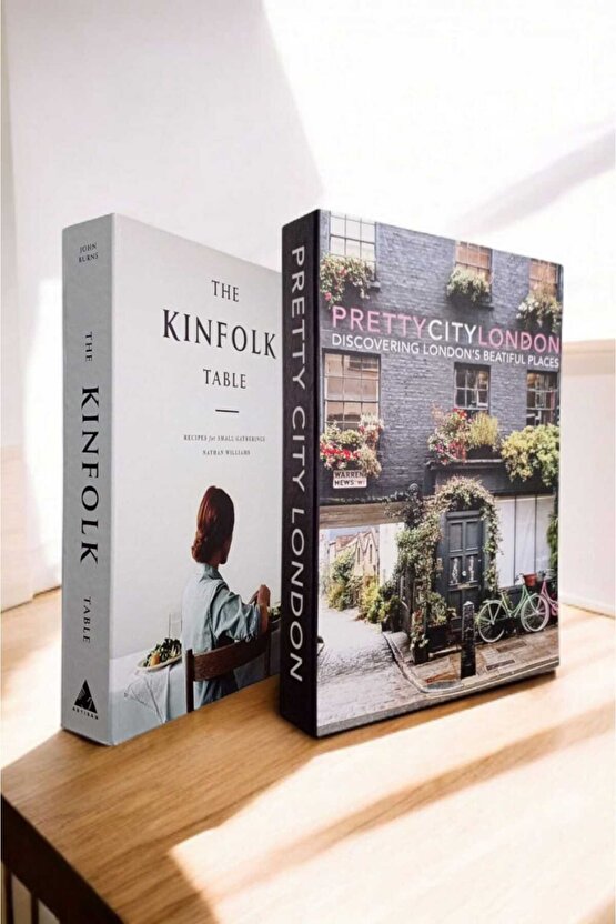 Dekoratif Kitap Görünümlü Kutu 2li Set Decorative Book Looking Box