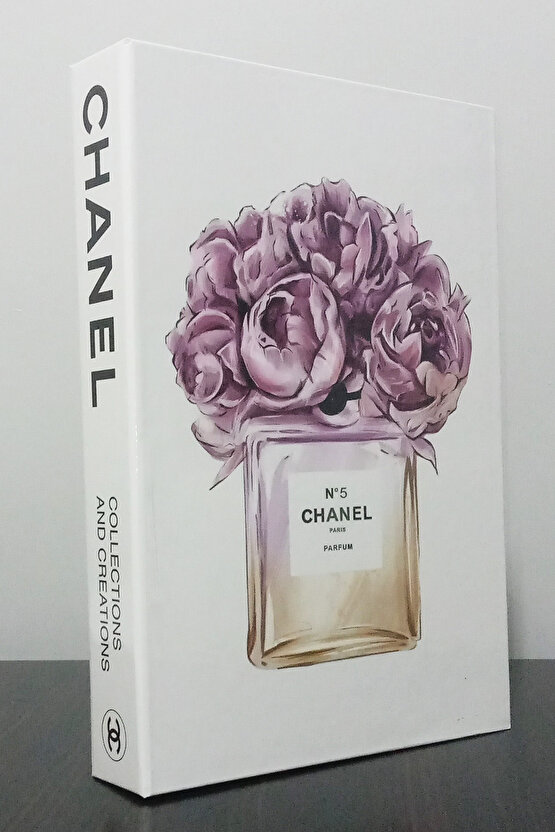 2li Dekoratif Kitap Kutu Görünümlü Iki Kadın & No5 Parfüm Temalı