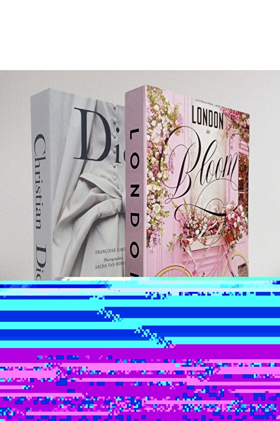 Dekoratif Kitap Görünümlü İçi Açılabilir Kutu 2 Adet