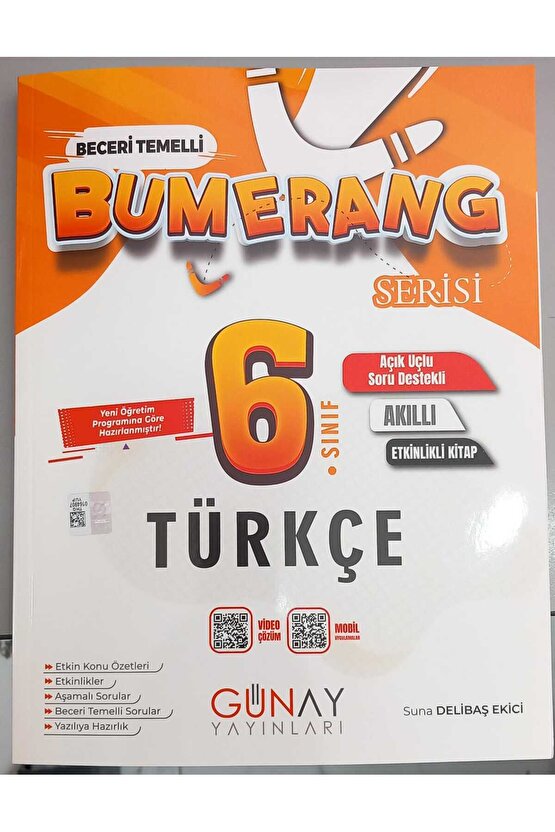 6. Sınıf Türkçe Etkinlikli Bumerang Serisi 2026