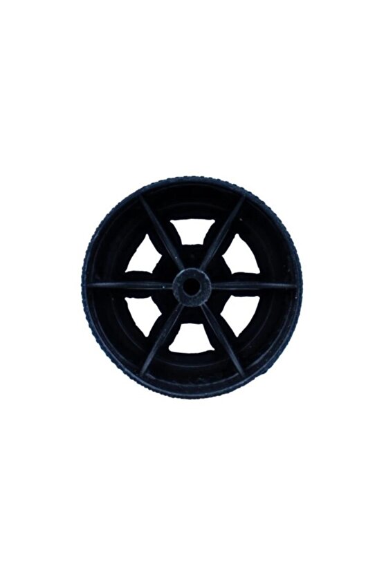 20 Adet Plastik Tekerlek 2,9 Cm Çap - Mil Çapı 2mm Araba Yap Set