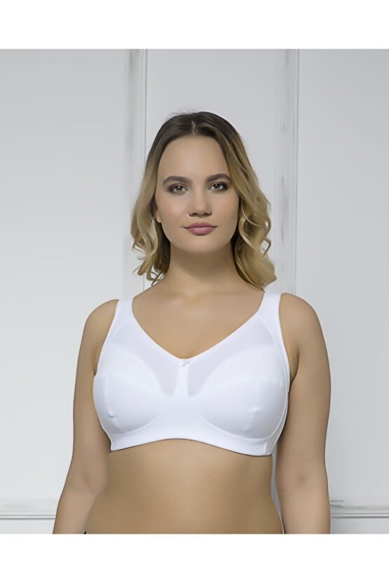 2159 Cotton Minimizer Toparlayıcı Sütyen Beyaz