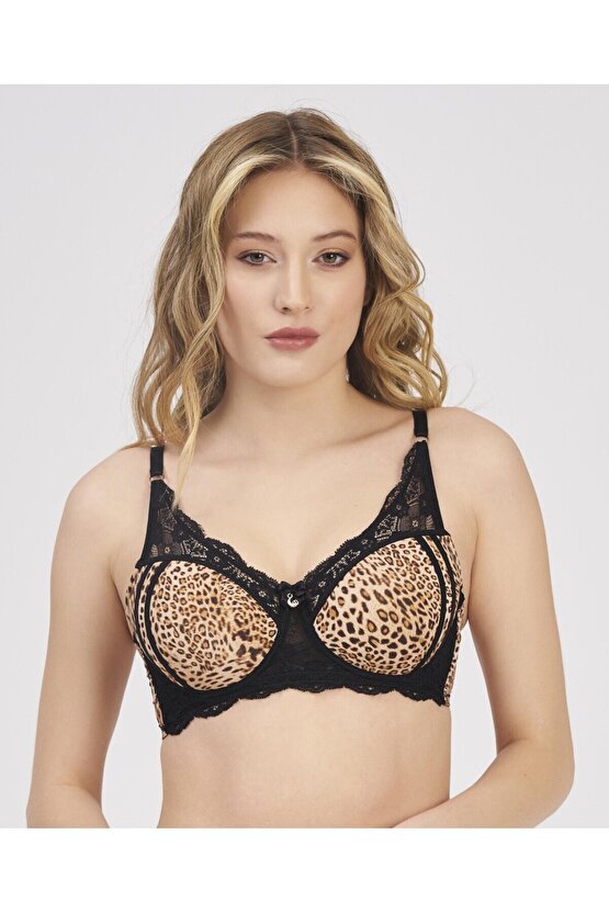 MOONLIGHT 2209 BALENLİ DESTEKSİZ LEOPAR SÜTYEN