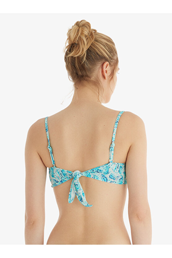Kadın Bikini Üstü 10717 - Mavi