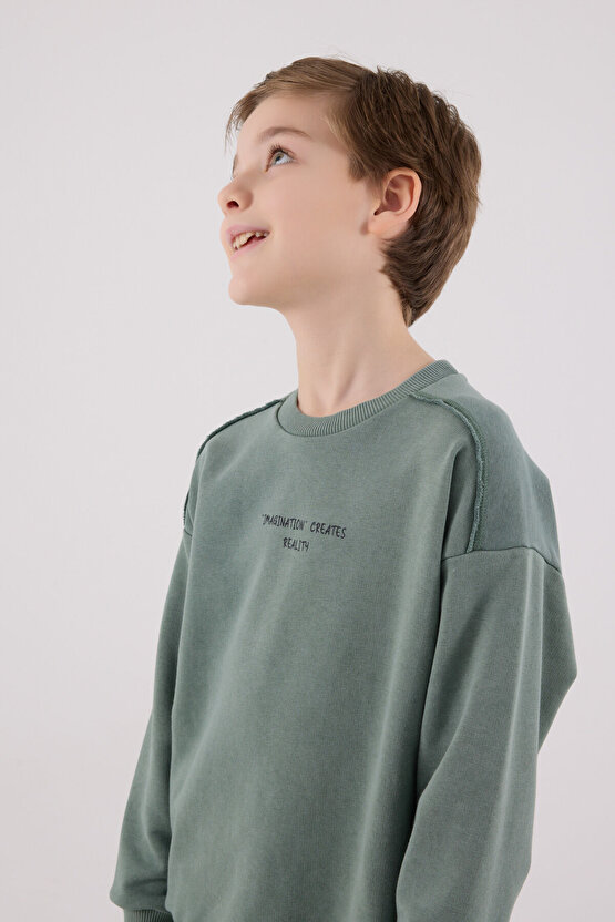 Erkek Çocuk Yeşil Eşofman Takımı