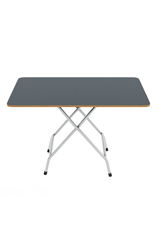 60x90 Siyah Mermer Katlanabılir Masa Yemek Masası Mutfak Masası Çok Amaçli Kamp Masası