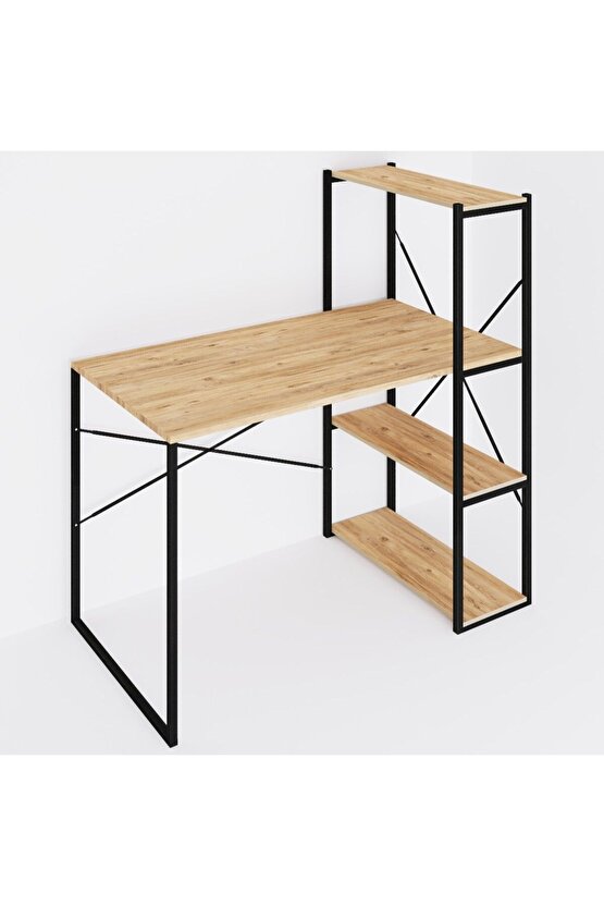 Kitaplıklı Çalışma Masası Bilgisayar Ofis Masası