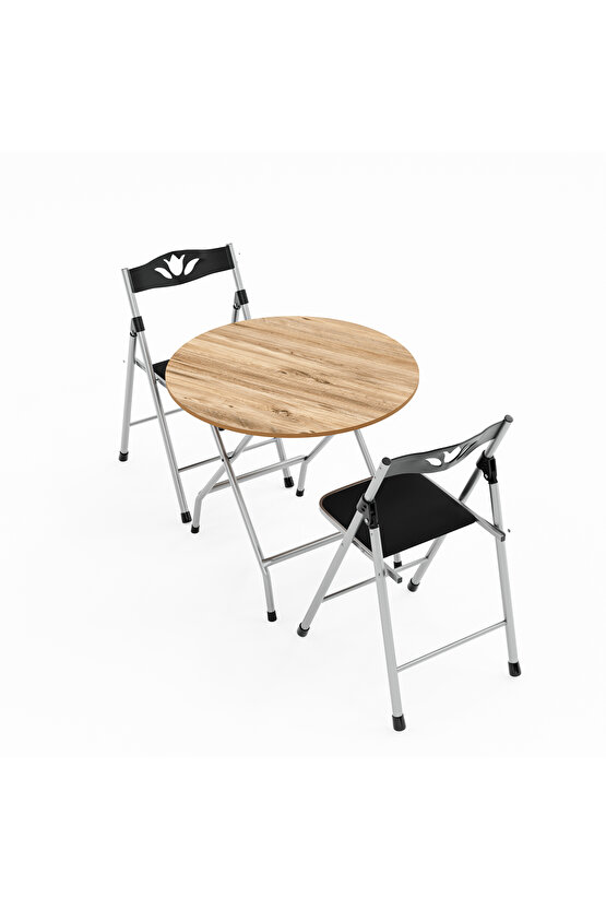 Katlanır Masa ve 2 Adet Sandalye Seti