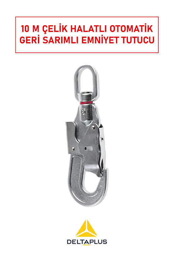 MAXIBLOC AN10010T2 | 10 Metre Çelik Halatlı Otomatik Geri Sarımlı Düşüş Durdurucu