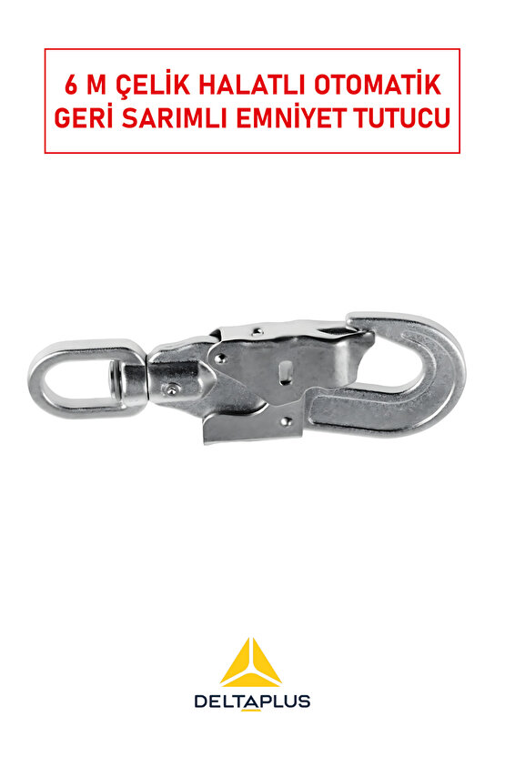 MEDBLOC AN13006C2 | 6 Metre Çelik Halatlı Otomatik Geri Sarımlı Düşüş Durdurucu