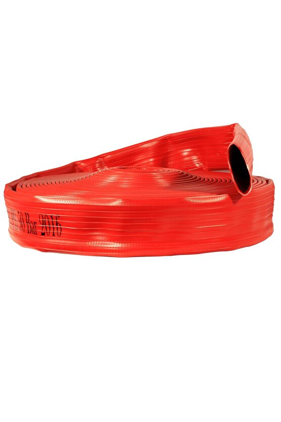 2¾ İÇİ DIŞI KAPLAMALI KIRMIZI 20 METRE YANGIN HORTUMU TS 9222 SERTİFİKALI