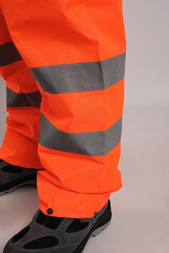 BESTGUARD Yağmurluk Oxford Reflektörlü Turuncu Takım