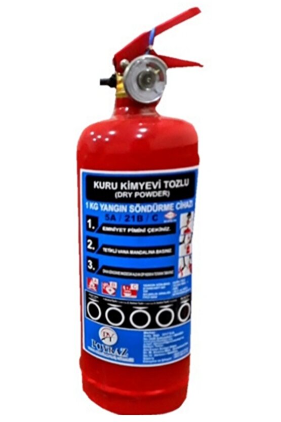 Yangın Tüpü Sondurucu 1 Kg 2025 Üretim 2029 Son Kullanim 4yil Garantili Tuvtürk Uyumlu