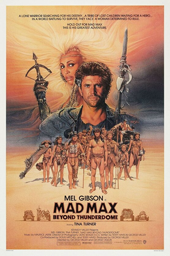 Mad Max Beyond Thunderdome (1985) ( FOLYO ) - AFİŞ - POSTER-4426
