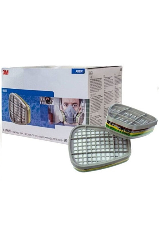 6059 Abek1 Organik Inorganik Asit Ve Amonyak Gaz Buhar Filtres