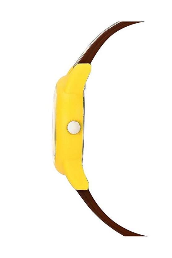 V22a-019vy Kahverengi Silikon Kordon Rakamlı Çocuk Kol Saati