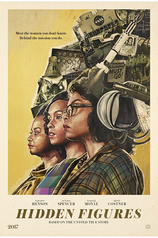 Hidden Figures (2016) ( FOLYO ) - AFİŞ - POSTER-3500