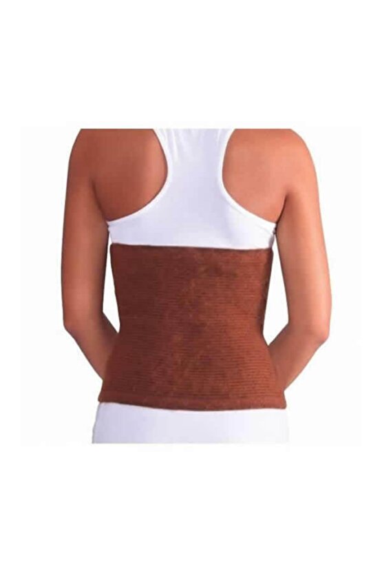 Kahverengi Deve Tüyü Yün Bel Korsesi ve Kuşağı, Rahat ve Şık Destekleyici Ürün