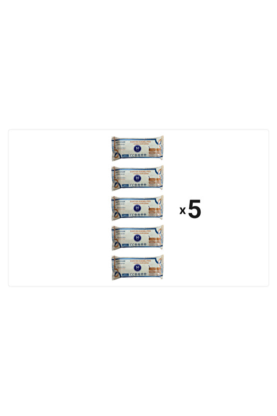 Bariyer Kremli Vücut Bakım Ped 50li Mendil-5 li paket