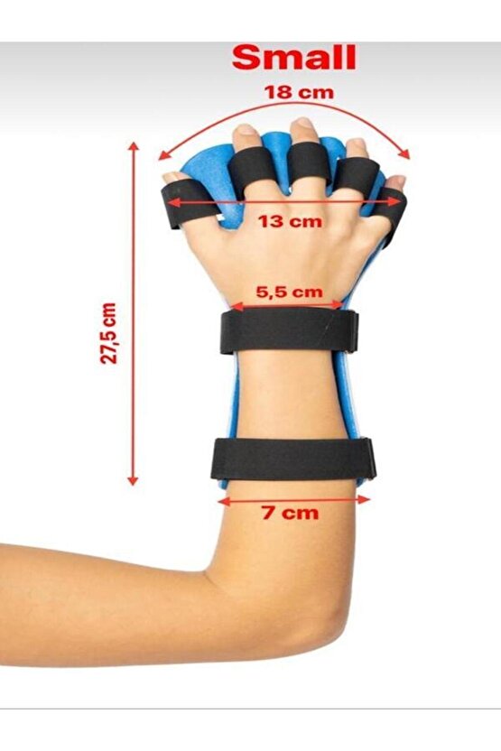 Termoplastik Antispastisite El Bileği Ve Parmak Ateli Medium Beden (SAĞ EL)
