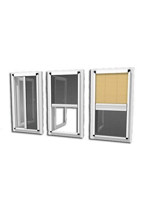 Pencere Sineklik Plise Sineklik Kaydırmalı Sürgülü Sineklik