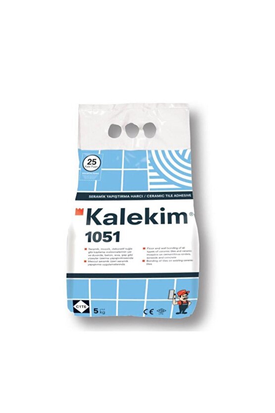 Kalekim 1051 Seramik Yapıştırma Harcı 5 Kg