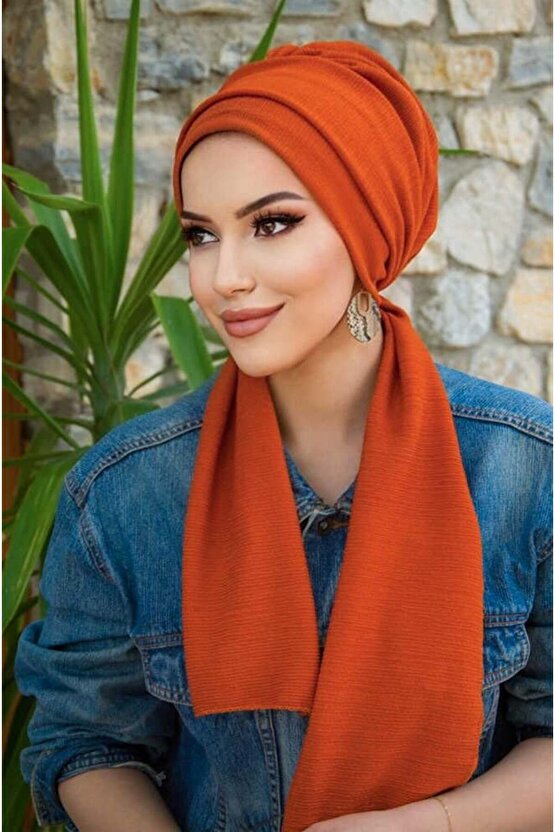 Taba Krınkıl Atkılı Tesettür Bone