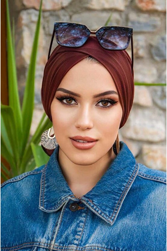 Kızıl Kahve Çapraz Havuz - Deniz Bonesi