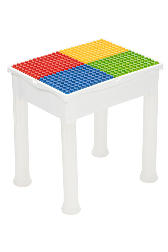 Multi Aktivite Ve Çalışma Masası 62 Parça Bloklu LegoDuploUyumlu